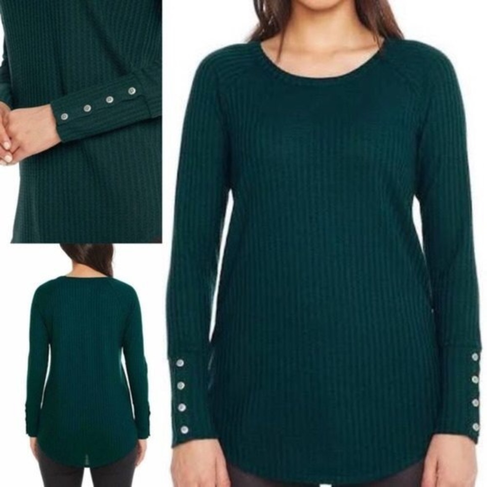 NWT Chaser Waffle Knit Thermal Longsleeve Shirt